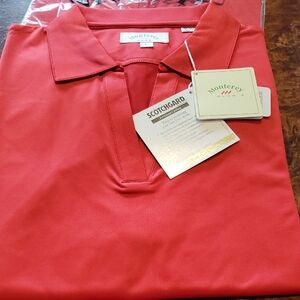 Bright Red Polo Shirt with Classic Design